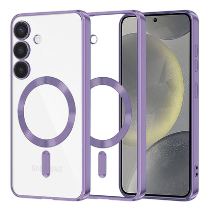 MagSafe Case for Samsung Galaxy S24 S921, Techsuit, Luxury Crystal, Light Purple