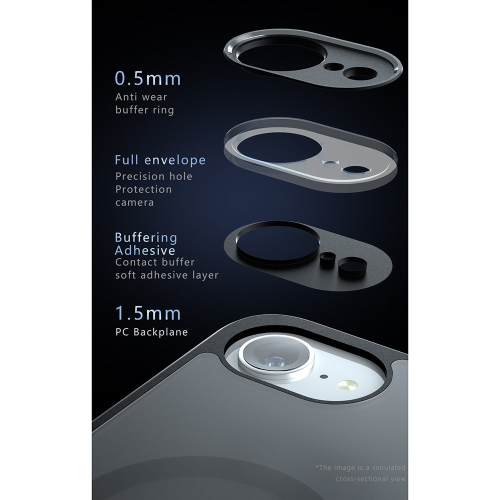 MagSafe Case for Samsung Galaxy S24 S921, Techsuit, PureFrost, Black