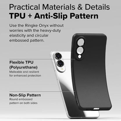 MagSafe Case for Samsung Galaxy S25 Edge S937, Ringke, Onyx, Black