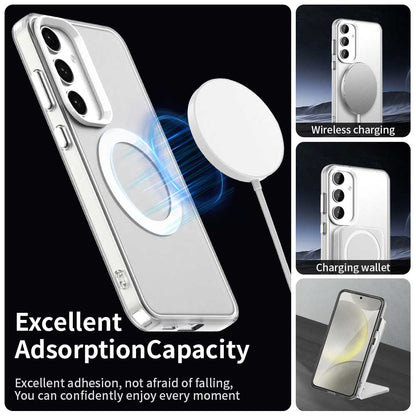 MagSafe Case for Samsung Galaxy S25+ S936 / S24+ S926, Techsuit, CandyCase, White