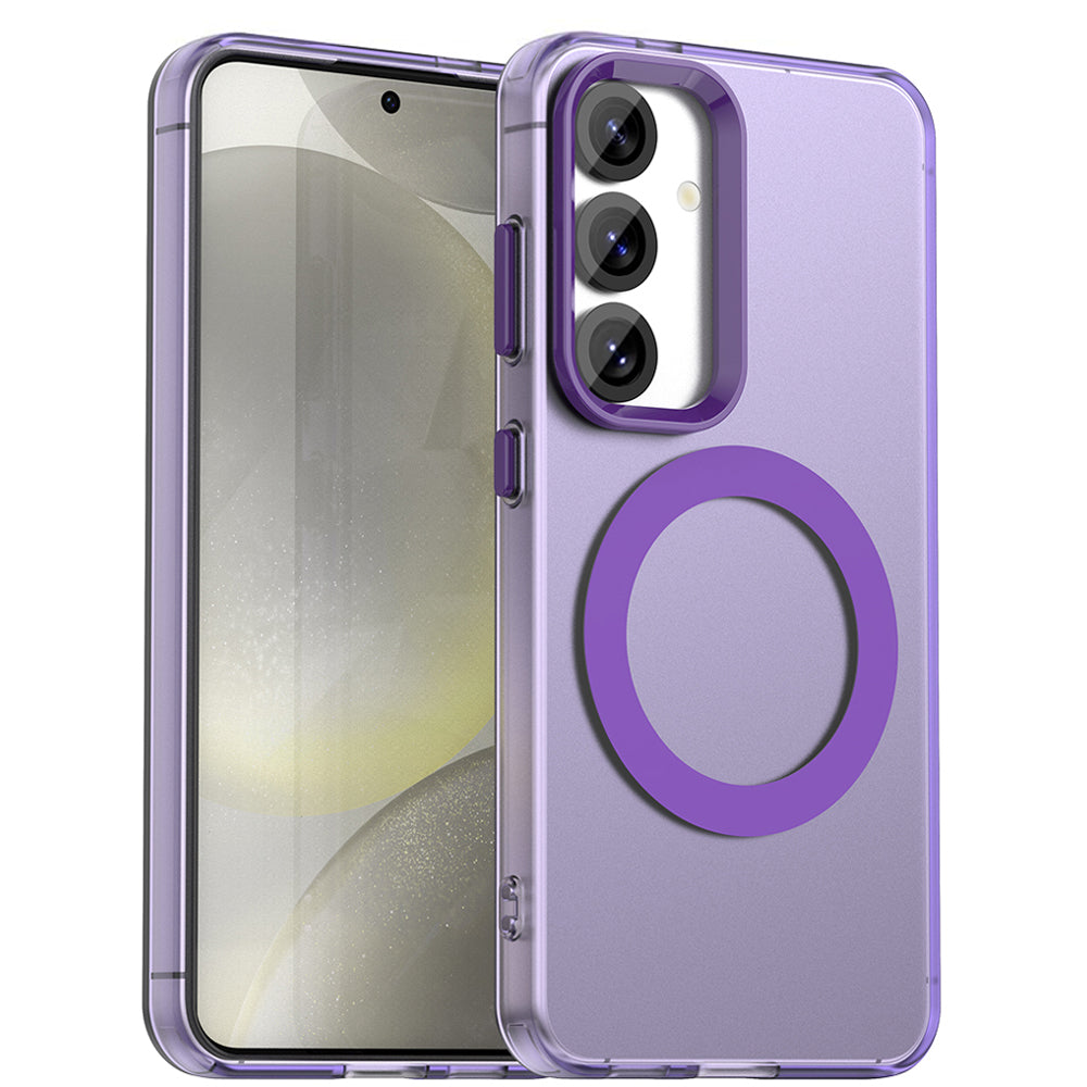 MagSafe Case for Samsung Galaxy S25+ S936 / S24+ S926, Techsuit, CandyCase, Purple