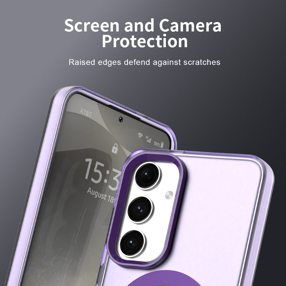 MagSafe Case for Samsung Galaxy S25 S931 / S24 S921, Techsuit, CandyCase, Purple