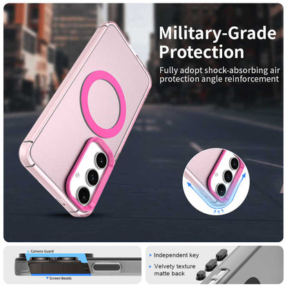 MagSafe Case for Samsung Galaxy S25 S931 / S24 S921, Techsuit, CandyCase, Pink