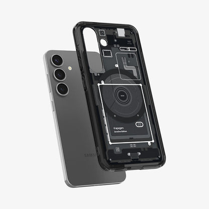 MagSafe Case for Samsung Galaxy S25 S931, Spigen, Ultra Hybrid Zero One, Black ACS09003