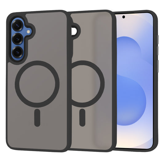 MagSafe Case for Samsung Galaxy S25 S931, Techsuit, HaloFrost, Black