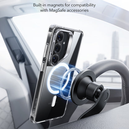 MagSafe Case for Samsung Galaxy S26 Plus, ESR, Classic Hybrid Kickstand, Transparent