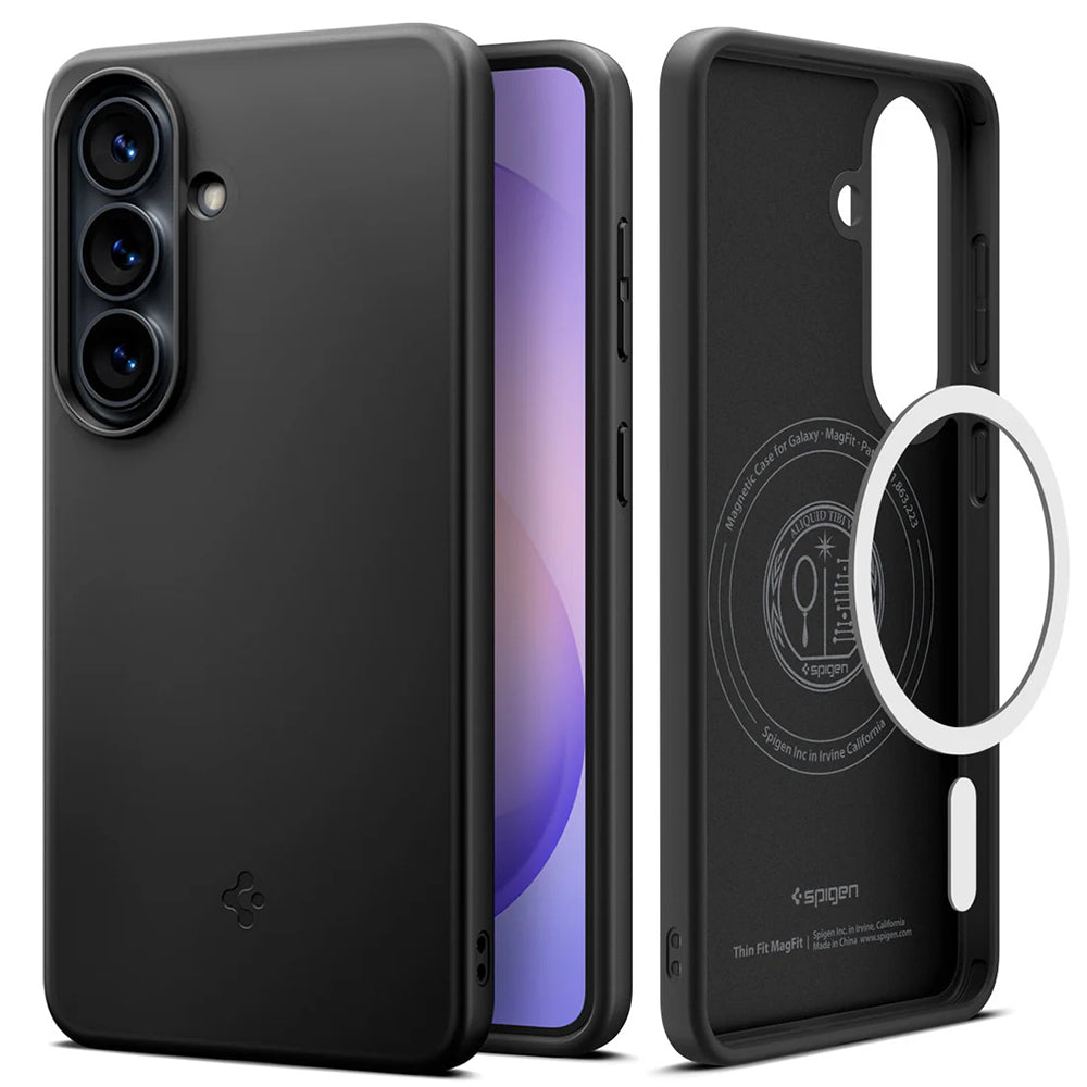 MagSafe Case for Samsung Galaxy S26 Plus S947, Spigen, Thin Fit, Black ACS11395