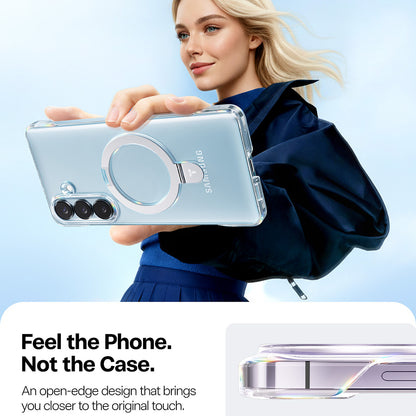 MagSafe Case for Samsung Galaxy S26 Plus S947, Torras, Ostand Slim, Transparent