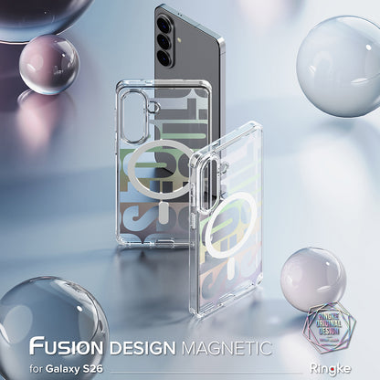 MagSafe Case for Samsung Galaxy S26 S942, Ringke, Fusion Seoul, Transparent