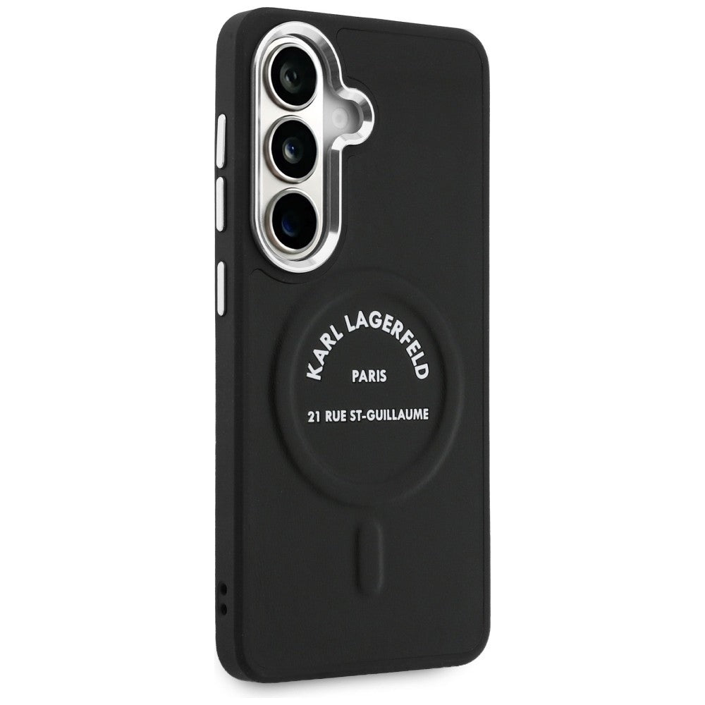 MagSafe Case for Samsung Galaxy S26 S942, Karl Lagerfeld, Karl RSG Logo, Black