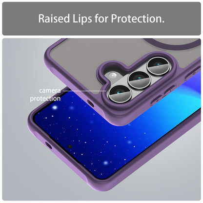MagSafe Case for Samsung Galaxy S26 S942, Techsuit, HaloFrost II, Purple
