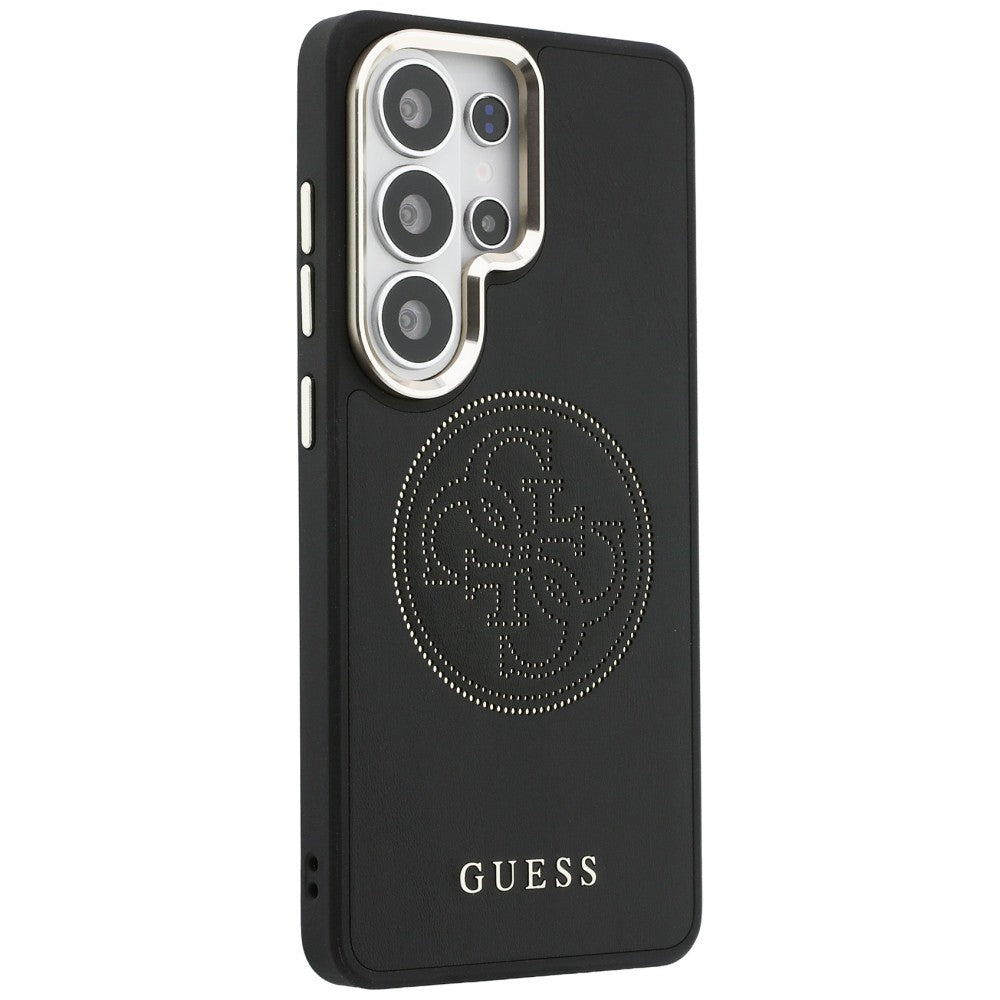 MagSafe Case for Samsung Galaxy S26 Ultra S948, Guess, Perforated Logo, Black