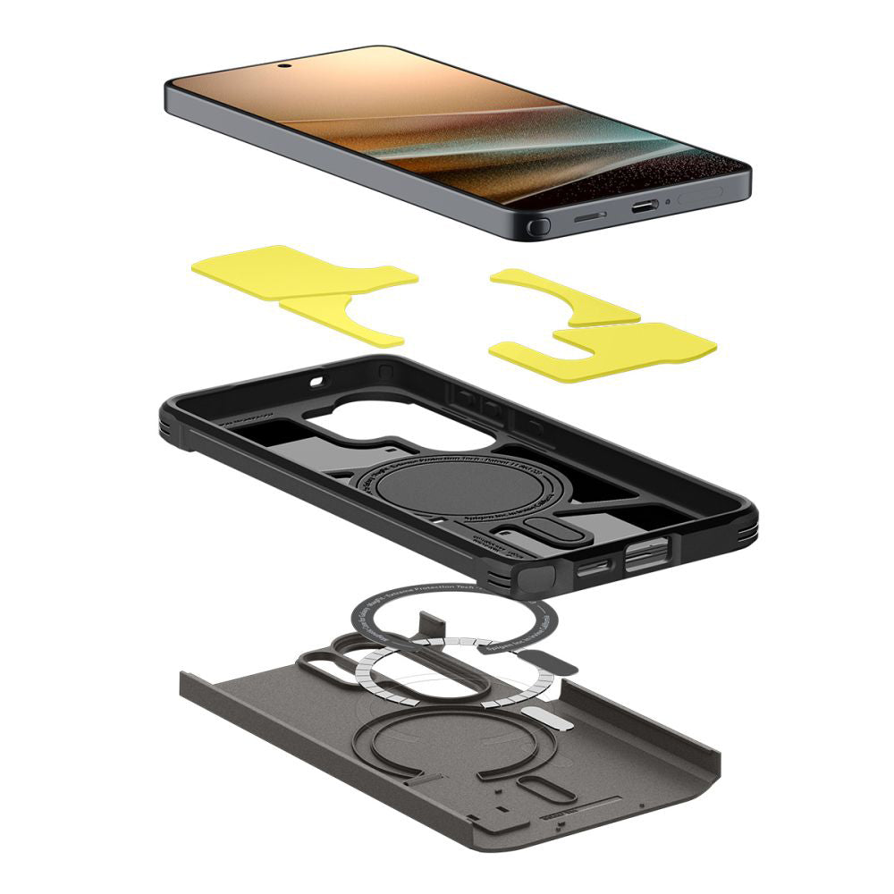 MagSafe Case for Samsung Galaxy S26 Ultra S948, Spigen, Tough Armor, Gray ACS10685