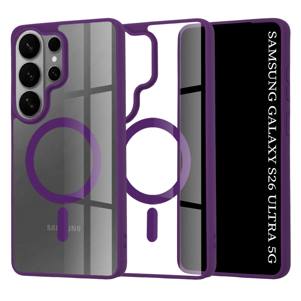 MagSafe Case for Samsung Galaxy S26 Ultra, Techsuit, Pro, Purple