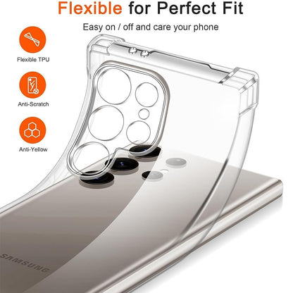 MagSafe Case for Samsung Galaxy S26 Ultra S948, Techsuit, Shockproof, Transparent