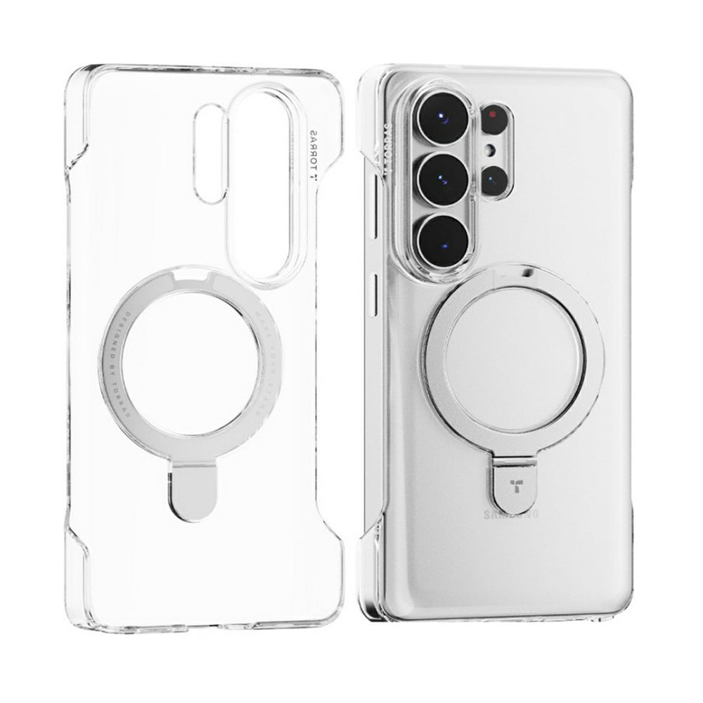 MagSafe Case for Samsung Galaxy S26 Ultra S948, Torras, Ostand Slim, Transparent