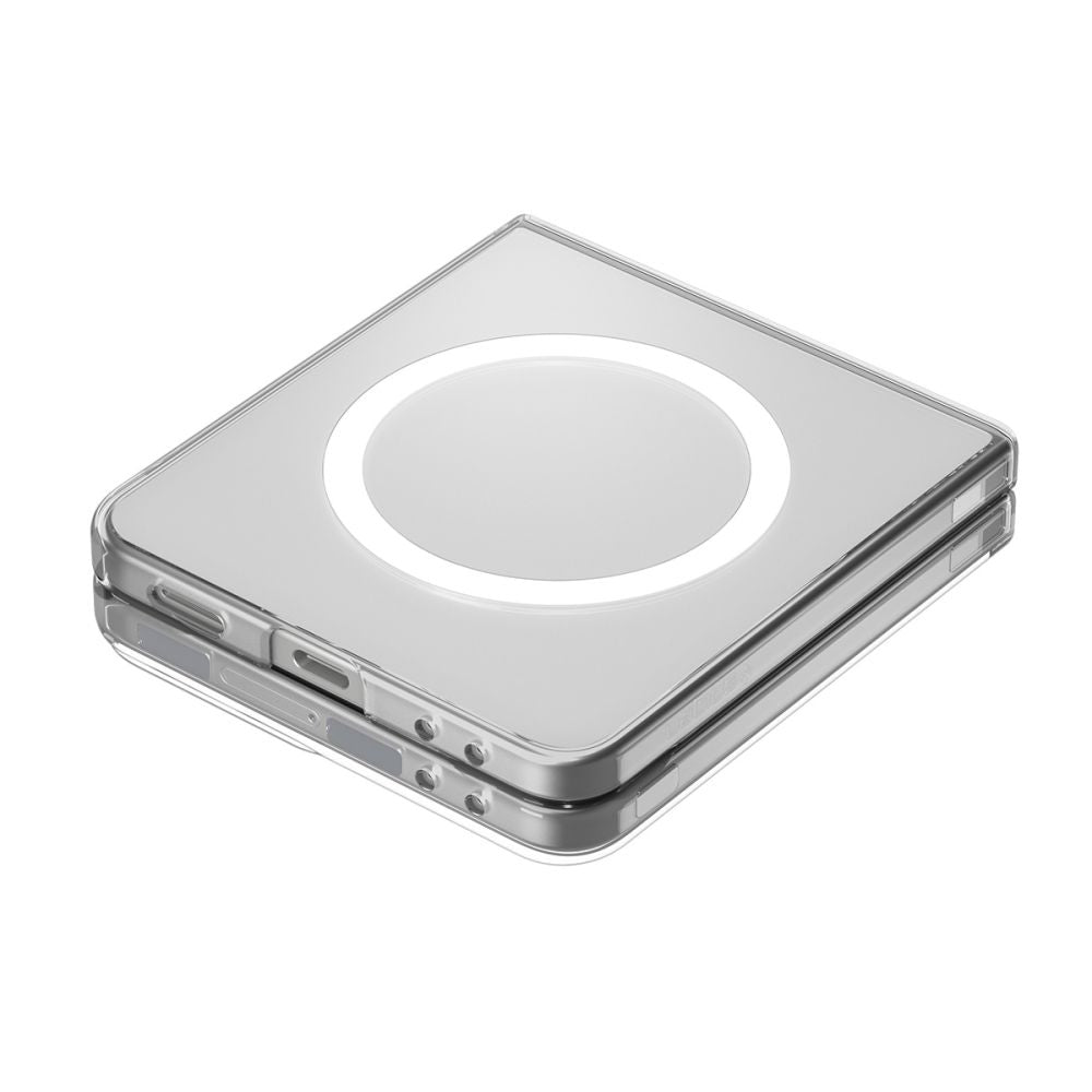 MagSafe Case for Samsung Galaxy Z Flip7 F766, Spigen, Air Skin, Transparent ACS09556