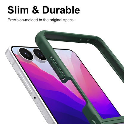 MagSafe Case for Samsung Galaxy Z Flip8 F776, Techsuit, HaloFrost II, Green