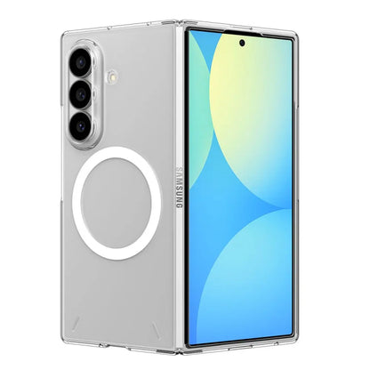 MagSafe Case for Samsung Galaxy Z Fold8 Ultra F976, Spigen, Air Skin, Clear White ACS11505