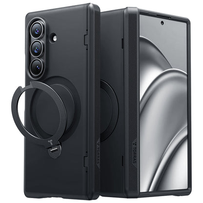 MagSafe Case for Samsung Galaxy Z Fold8 Ultra F976, Torras, Ostand Q3 Spin, Black