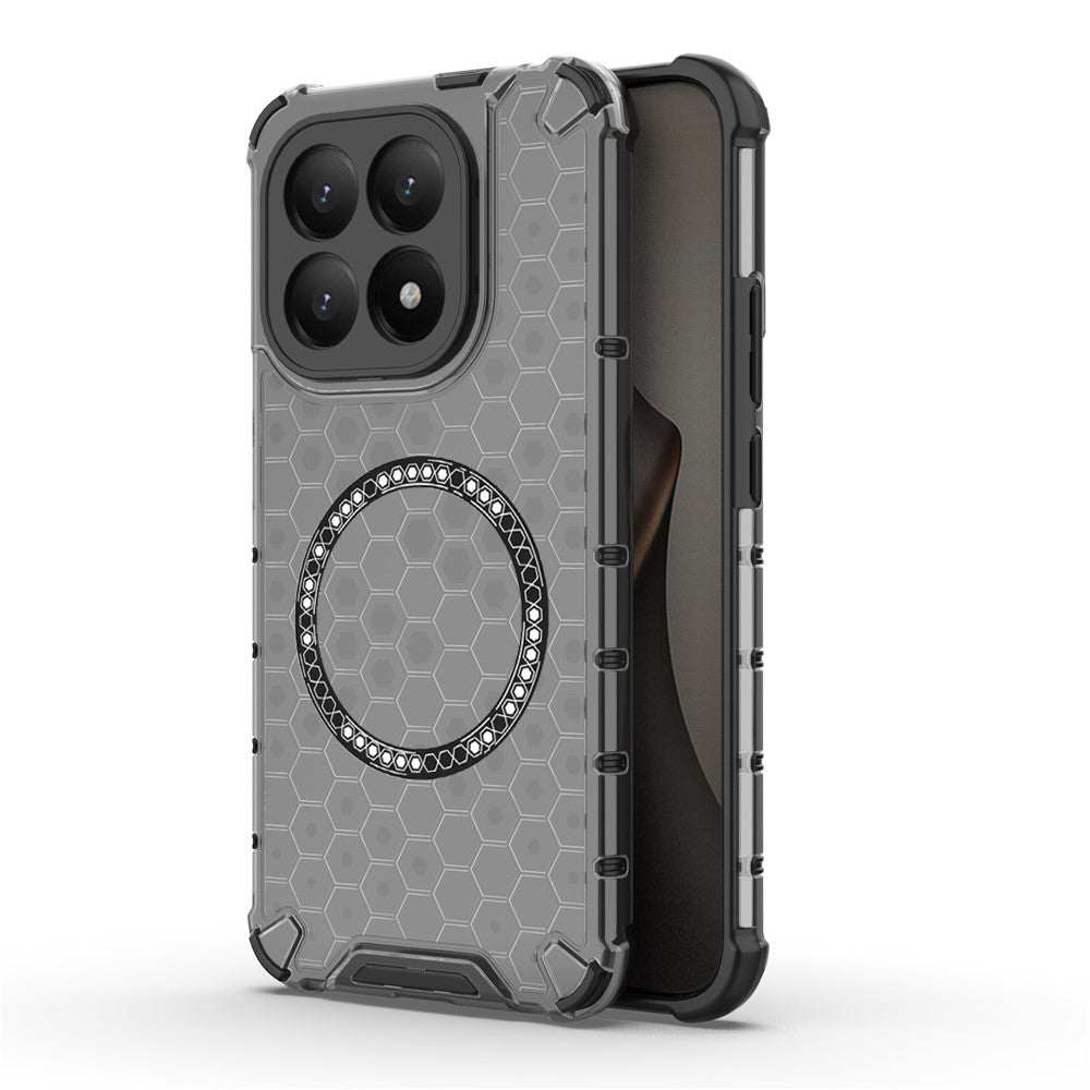 MagSafe Case for Xiaomi 15T, Techsuit, HoneyComb Shield, Black