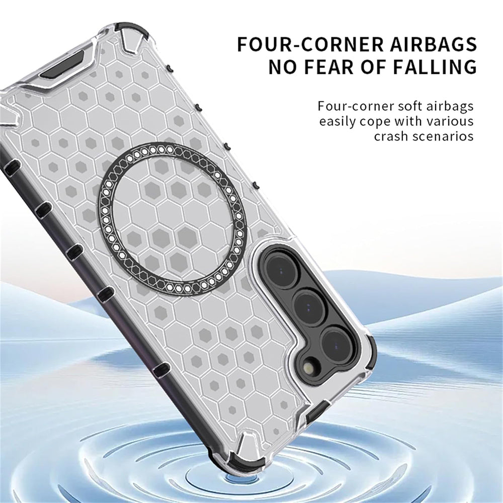 MagSafe Case for Xiaomi 15T, Techsuit, HoneyComb Shield, Black