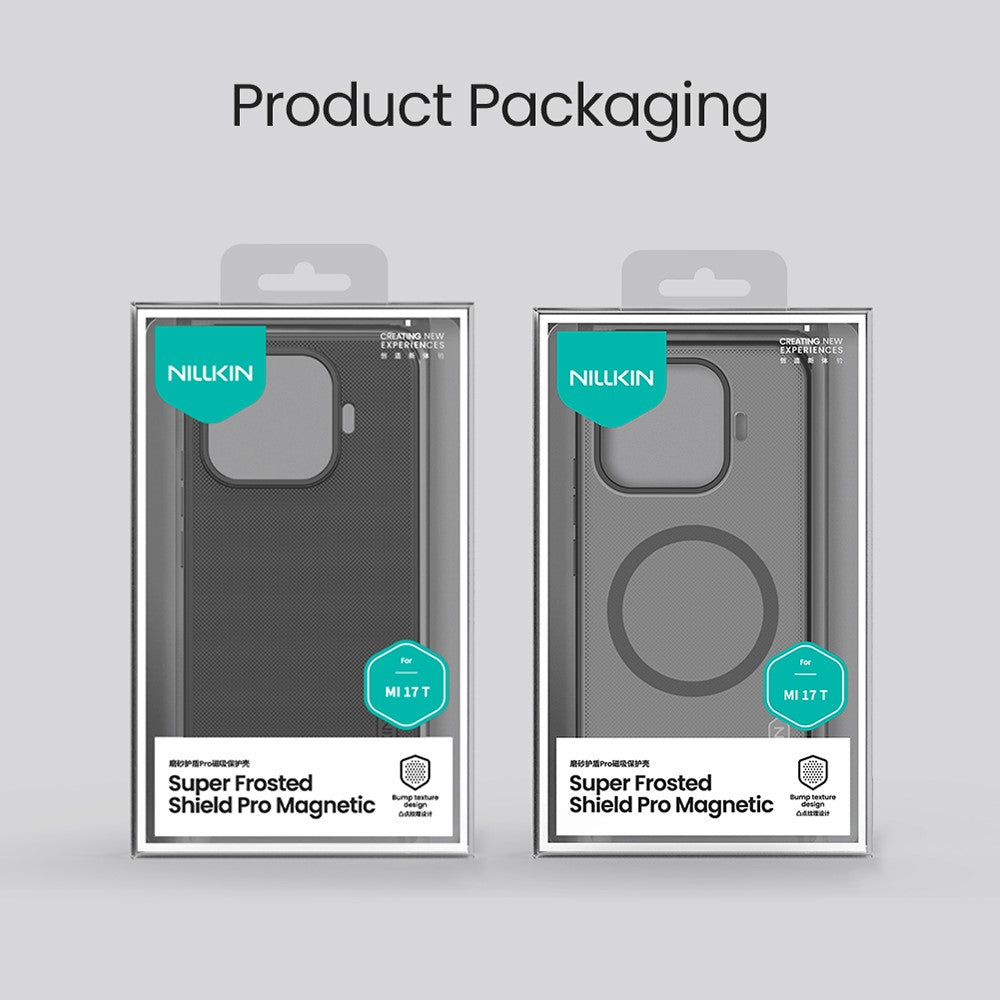 MagSafe Case for Xiaomi 17T, Nillkin, Super Shield Pro, Transparent Black