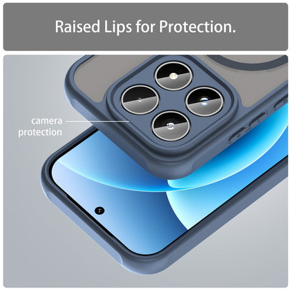 MagSafe Case for Xiaomi 17T, Techsuit, HaloFrost II, Navy Blue