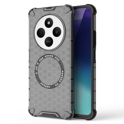 MagSafe Case for Xiaomi Poco C75 / Redmi 14C, Techsuit, HoneyComb Shield, Black