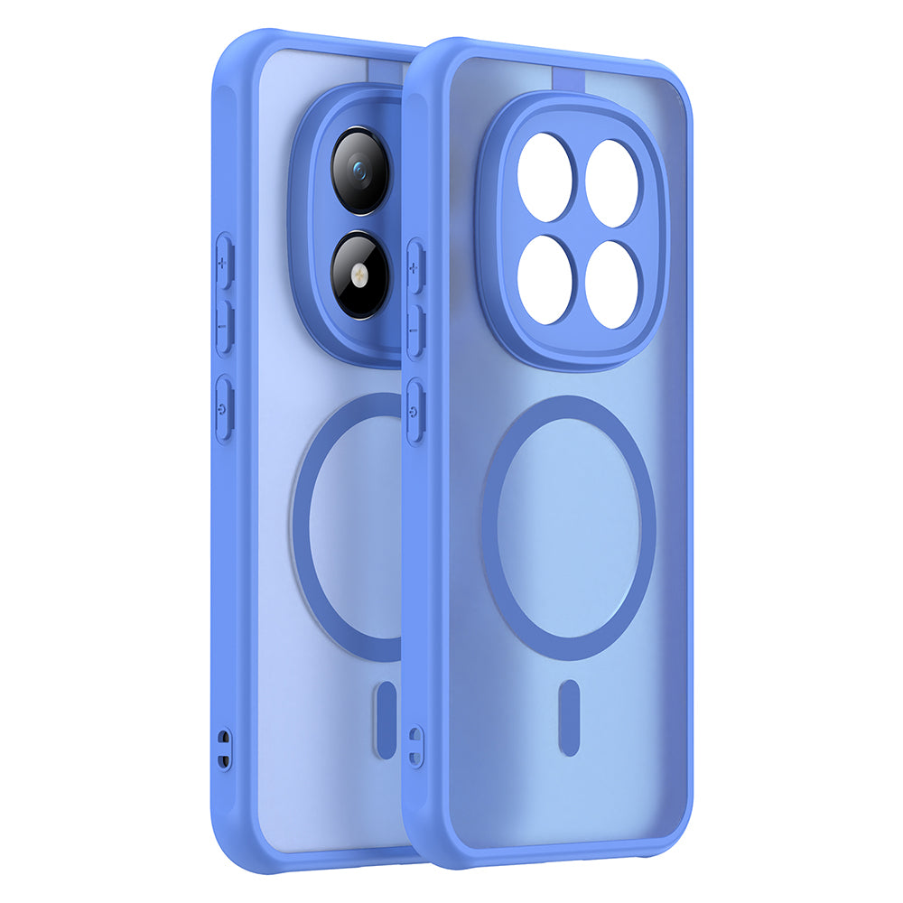MagSafe Case for Xiaomi Poco M8 Pro / Redmi Note 15 Pro+ 5G, Techsuit, HaloFrost II, Blue
