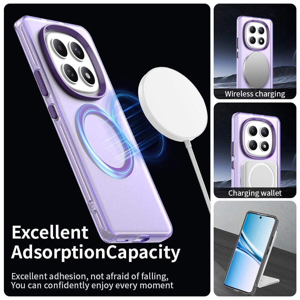MagSafe Case for Xiaomi Poco M8 / Redmi Note 15 5G / Note 15 4G, Techsuit, CandyCase, Purple