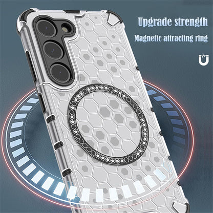 MagSafe Case for Xiaomi Redmi A3x / A3, Techsuit, HoneyComb Shield, White