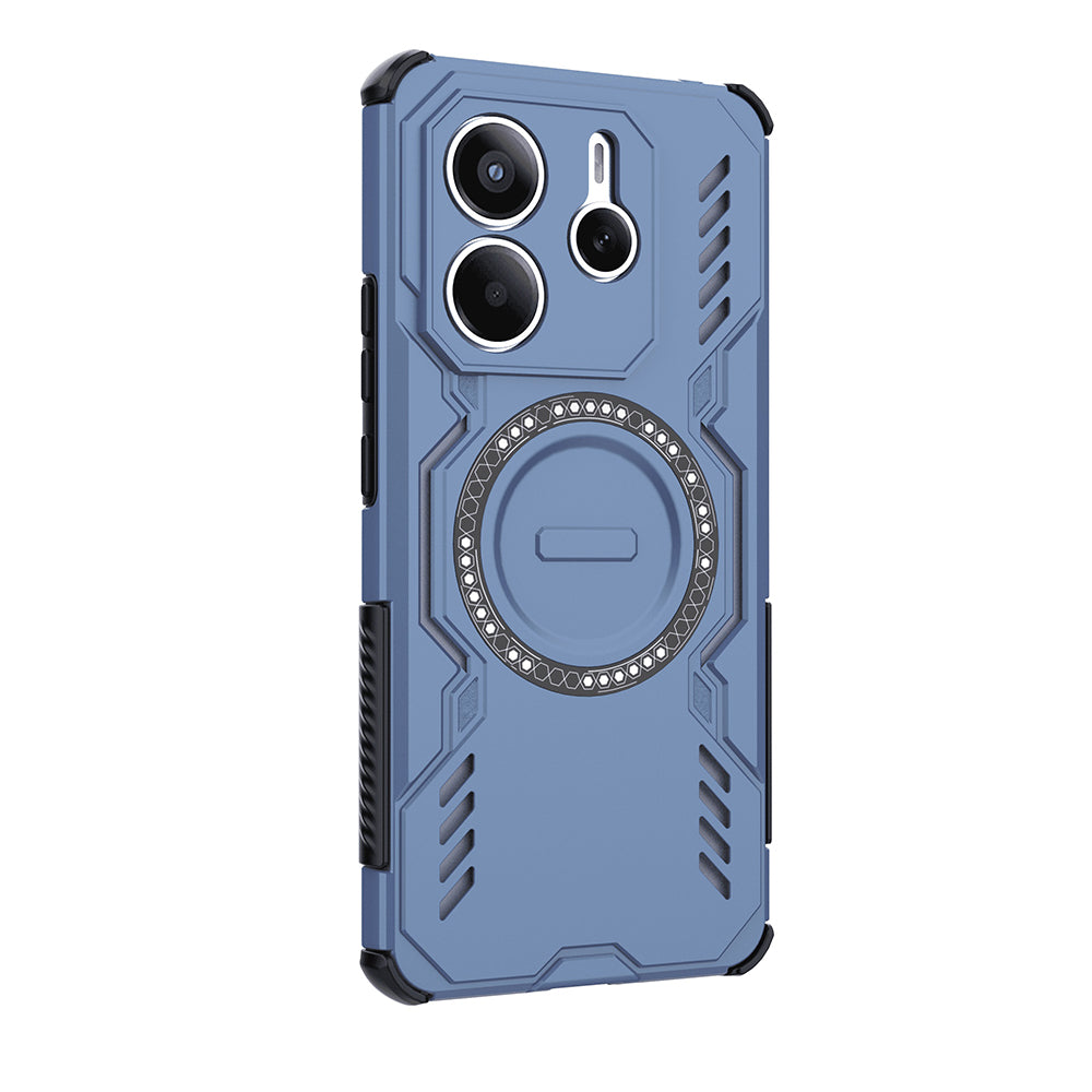 MagSafe Case for Xiaomi Redmi Note 14 5G, Techsuit, ArmorMag, Blue