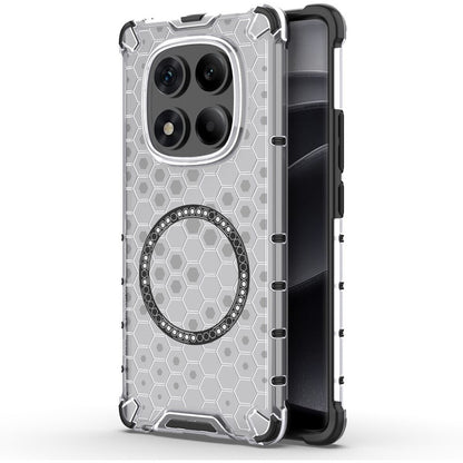 MagSafe Case for Xiaomi Redmi Note 14 Pro 4G, Techsuit, HoneyComb Shield, White