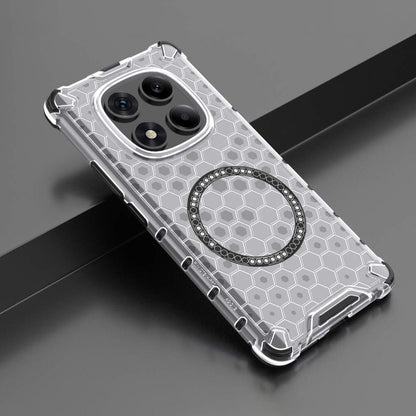 MagSafe Case for Xiaomi Redmi Note 14 Pro 4G, Techsuit, HoneyComb Shield, White
