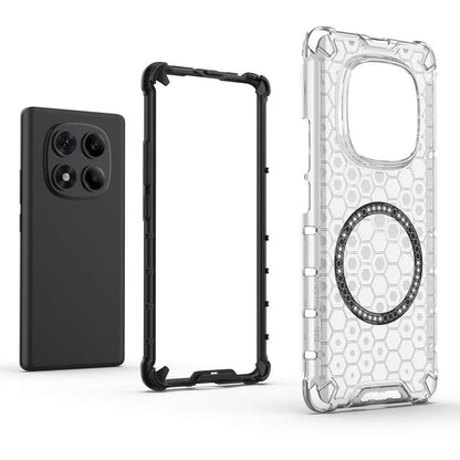 MagSafe Case for Xiaomi Redmi Note 14 Pro+ 5G, Techsuit, HoneyComb Shield, White