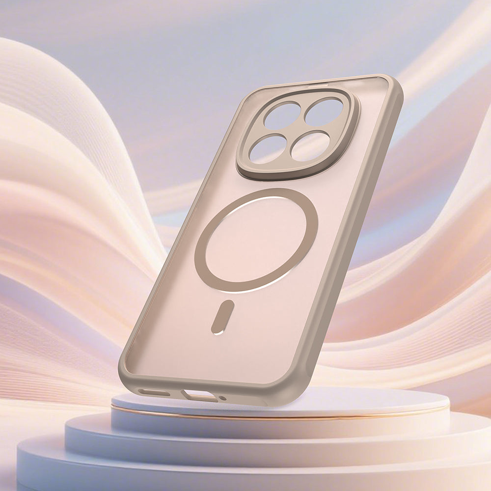 MagSafe Case for Xiaomi Redmi Note 15 Pro 5G, Techsuit, HaloFrost II, Gold