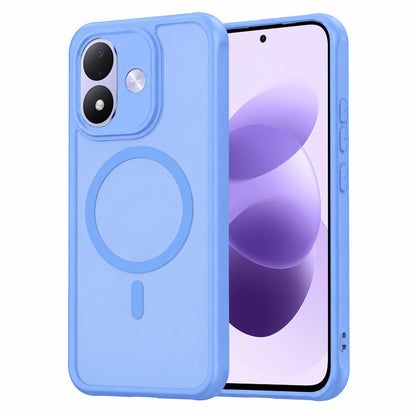 MagSafe Case for Xiaomi Redmi Note 17 4G / Note 17 5G, Techsuit, HaloFrost II, Blue