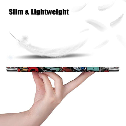 Case for Apple iPad 10.2 (2021) / 10.2 (2020) / 10.2 (2019), Techsuit, FoldPro, Multicolor