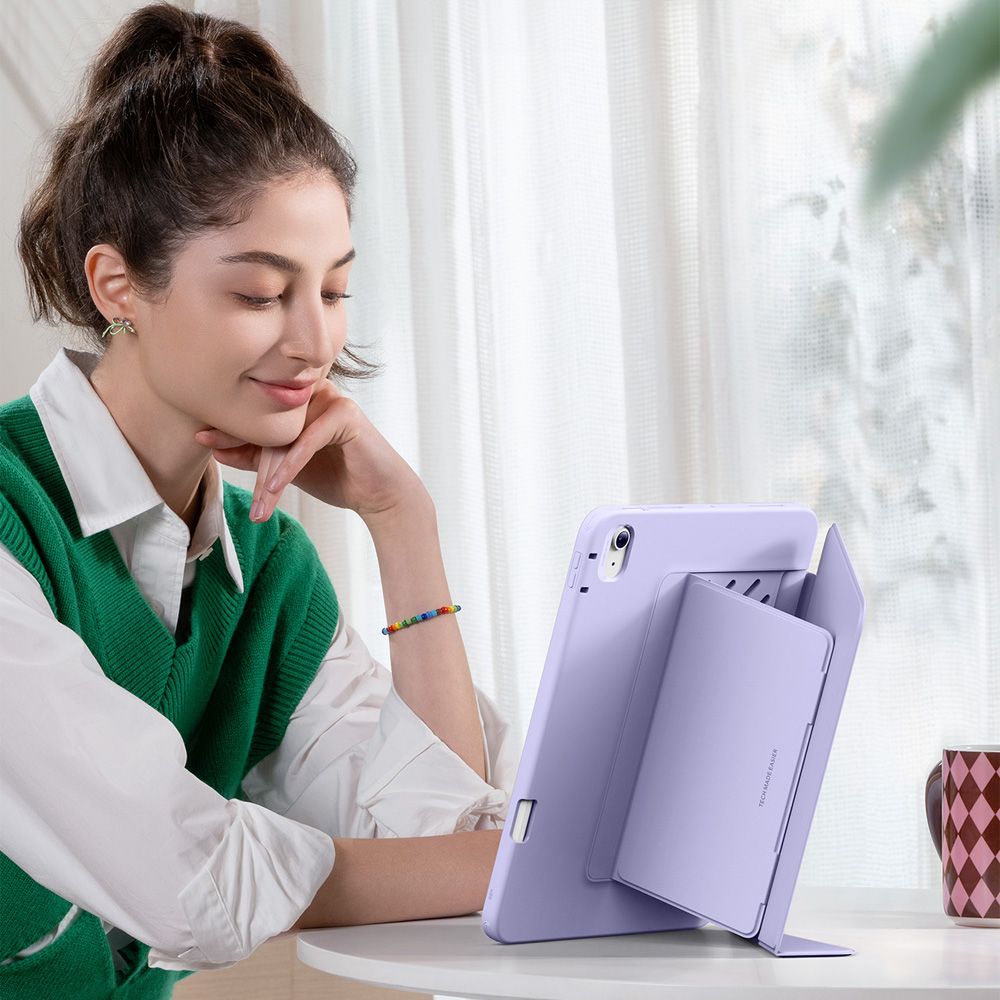Case for Apple iPad Air 13 (2026) / Air 13 (2025) / Air 13 (2024), ESR, Flip Hybrid, Purple