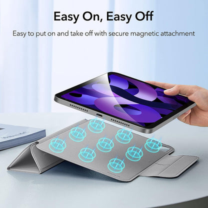 Case for Apple iPad Air 11 (2024) / Air (2022) / Air (2020) / Pro 11 (2018), ESR, Rebound, Gray