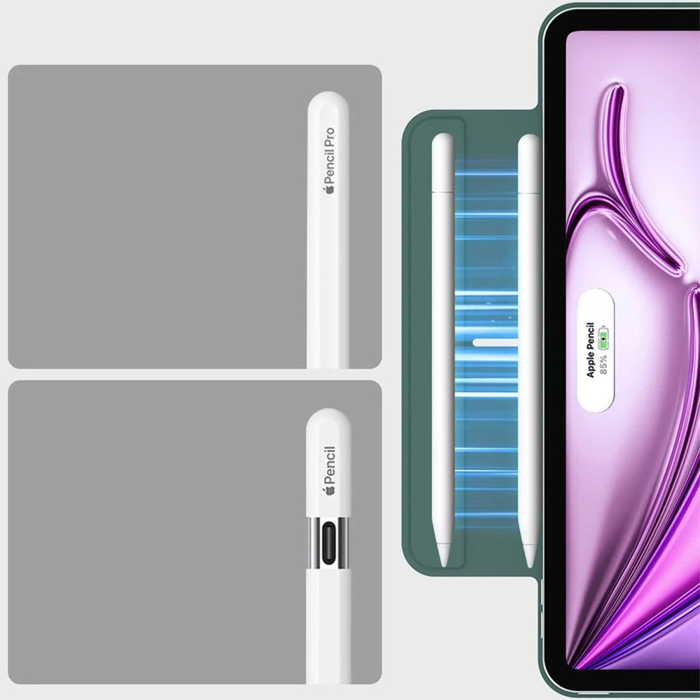 Case for Apple iPad Air 13 (2026) / Air 13 (2025) / Air 13 (2024) / Pro 12.9 (2022) / Pro 12.9 (2021), ESR, Rebound, Satin Green