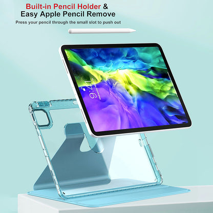 Case for Apple iPad Pro 11 (2024), Techsuit, Crystal Vision, Blue
