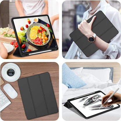 Case for Apple iPad Pro 12.9 (2022) / Pro 12.9 (2021) / Pro 12.9 (2020) / Pro 12.9 (2018), Techsuit, Flex Trifold, Matcha Green