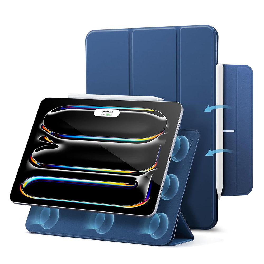 Case for Apple iPad Pro 13 (2024), ESR, Rebound, Navy Blue