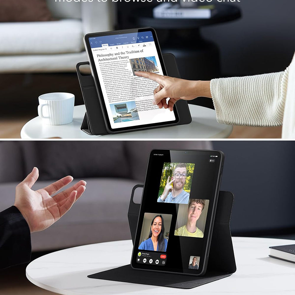 Case for Apple iPad Pro 13 (2024), ESR, Rebound Hybrid, White