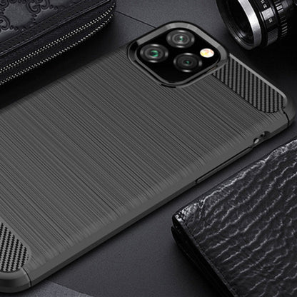 Case for Apple iPhone 12 Pro Max, Techsuit, Carbon, Black