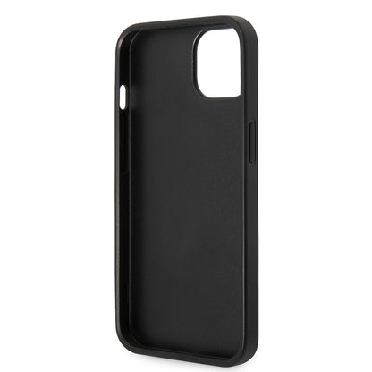 Case for Apple iPhone 14, Karl Lagerfeld, Saffiano Choupette's Head, Silver