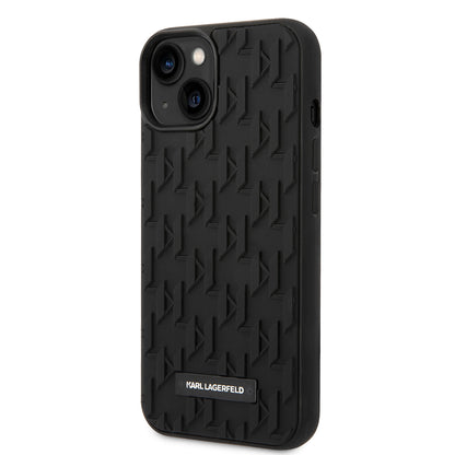 Case for Apple iPhone 14 Plus, Karl Lagerfeld, 3D Monogram, Black