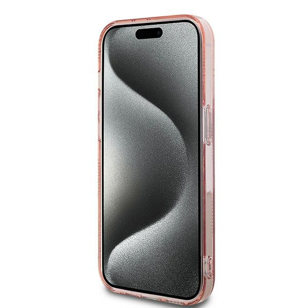Case for Apple iPhone 14 Pro Max, Karl Lagerfeld, IML Luxury Monogram Choupette's Head, Pink